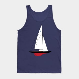 Dragon Class Sailboat Tank Top